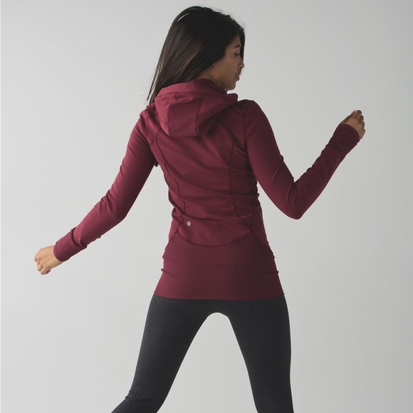 Lululemon Daily Practice Jacket in Wine Berry Size 6 - Picture 13 of 13